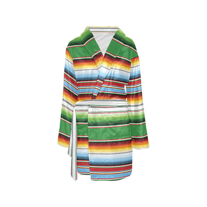 Serape Print Design LKS302 Women's Fleece Robe