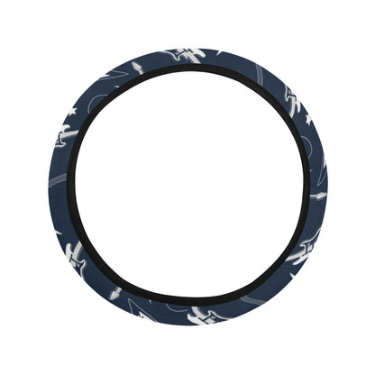Electric Guitar Print Design LKS402 Steering Wheel Cover with Elastic Edge