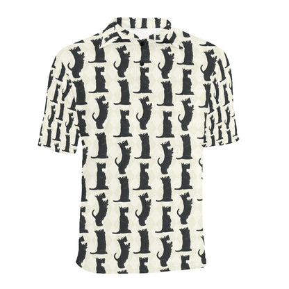 Scottish Terriers Print Design LKS309 Men Polo Shirt