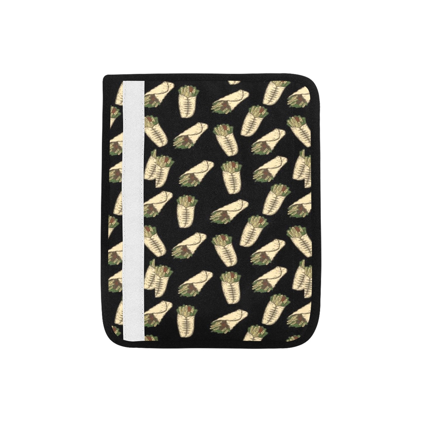 Burrito Print Design LKS303 Car Seat Belt Cover