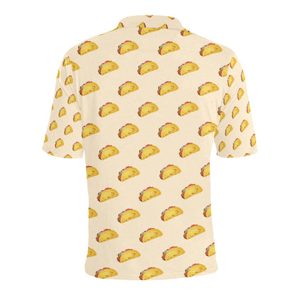 Taco Print Design LKS302 Men Polo Shirt