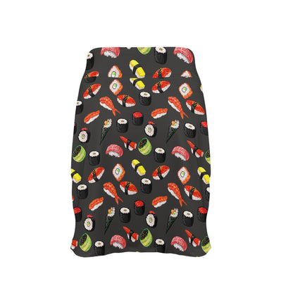 Sushi Design Print 17" Golf & Pickleball Skort with Pockets