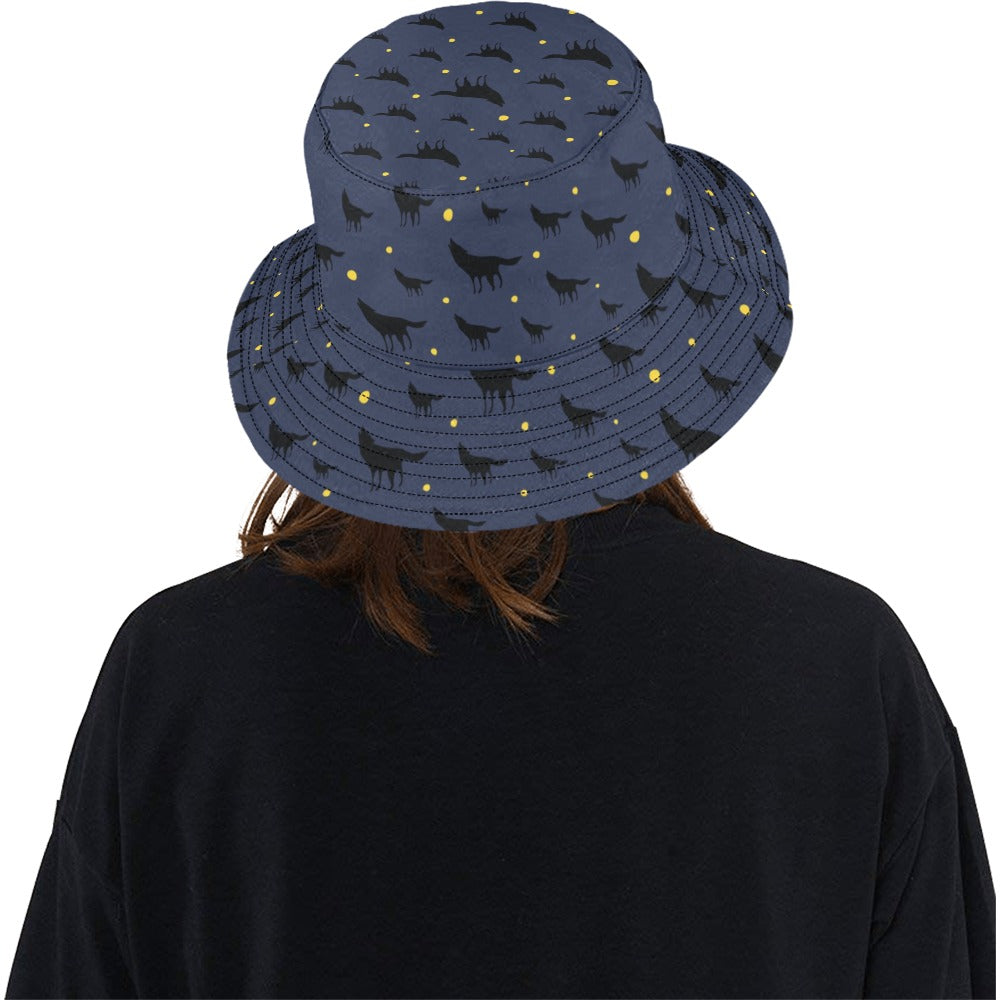 Wolf Print Design LKS301 Unisex Bucket Hat