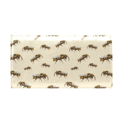 Bee Print Design LKS306 Women's Trifold Wallet
