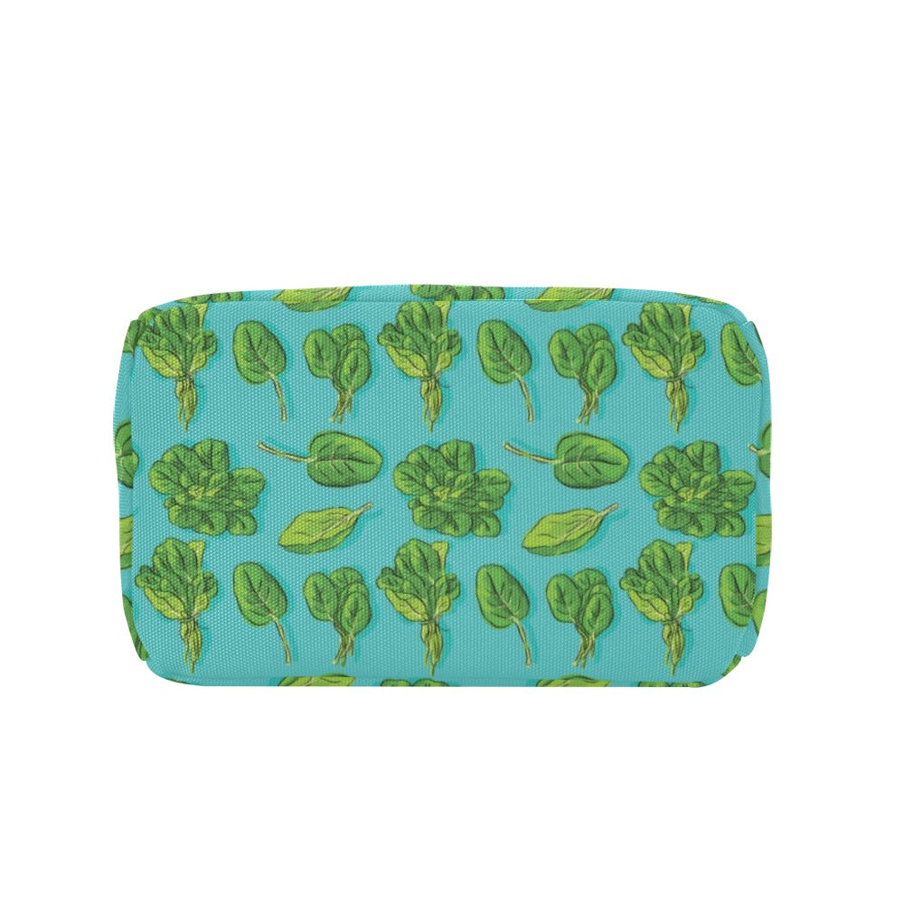 Spinach Print Design LKS301 Insulated Lunch Bag