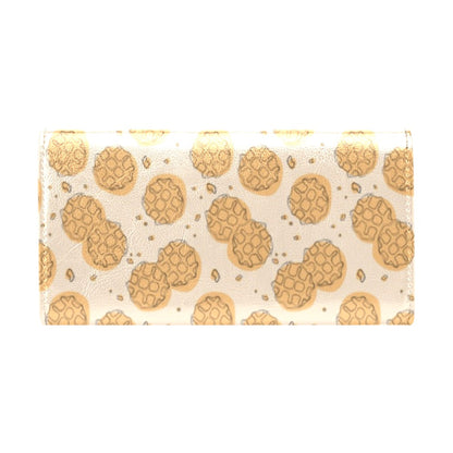 Waffle Print Design LKS303 Women's Trifold Wallet