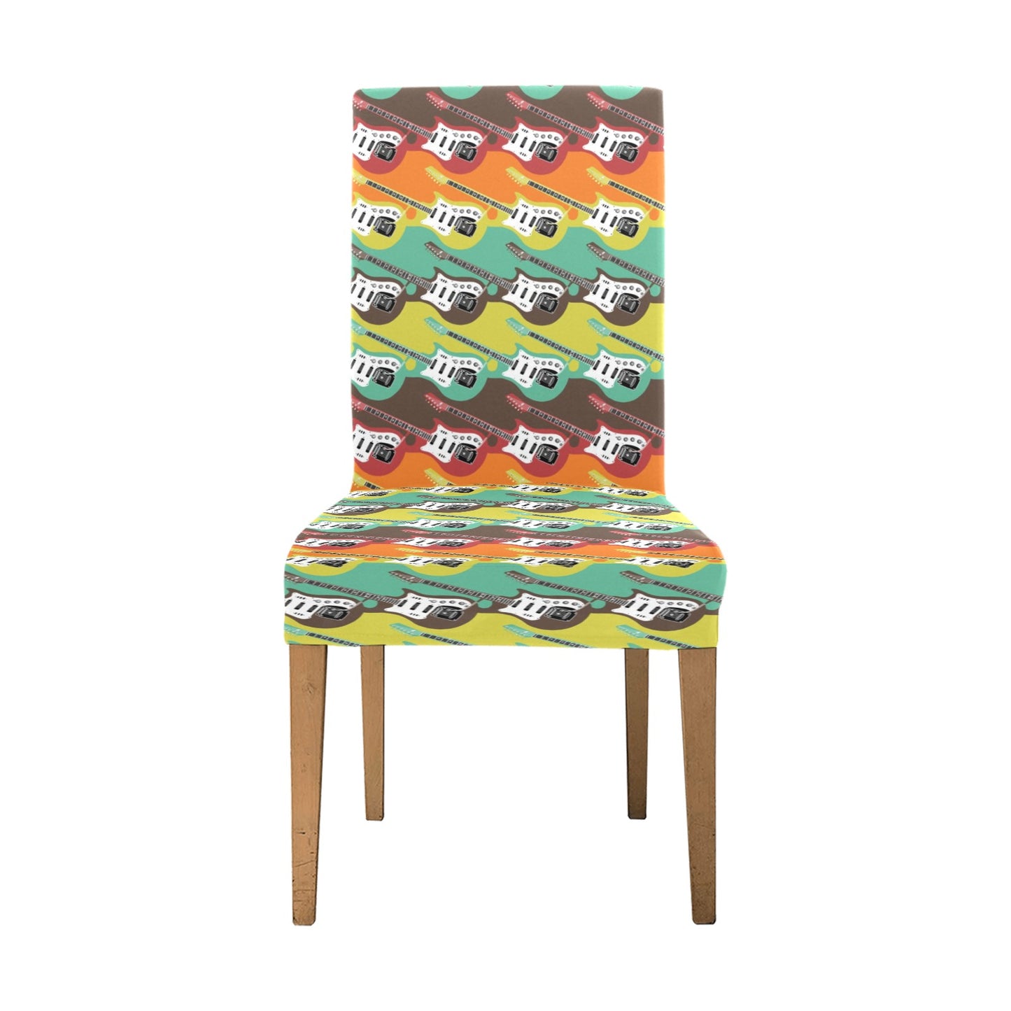 Electric Guitar Print Design LKS401 Dining Chair Slipcover