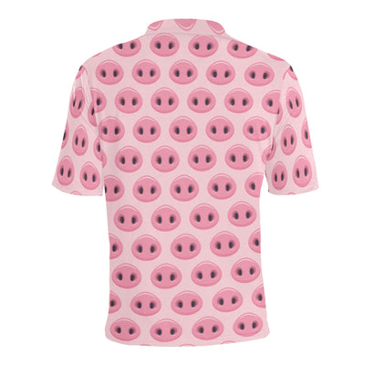 Pig Print Design LKS401 Men Polo Shirt