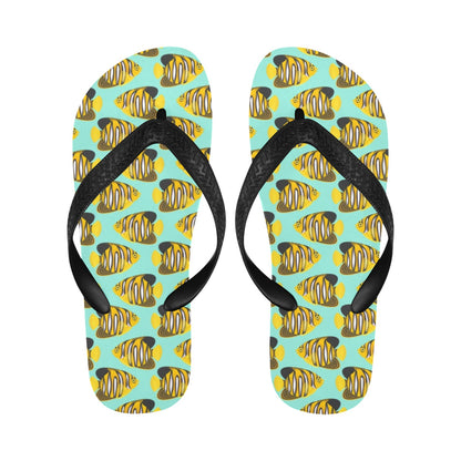 Angelfish Print Design LKS402 Flip Flops