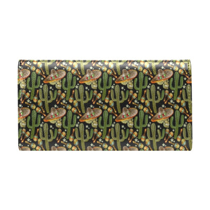 Western Style Print Women's Trifold Wallet