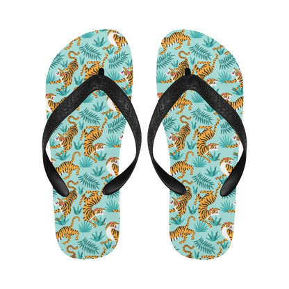 Tiger Print Design LKS304 Flip Flops
