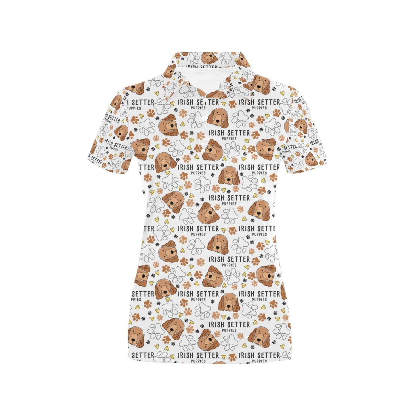 Setters Irish Print Design LKS301 Women's Polo Shirt