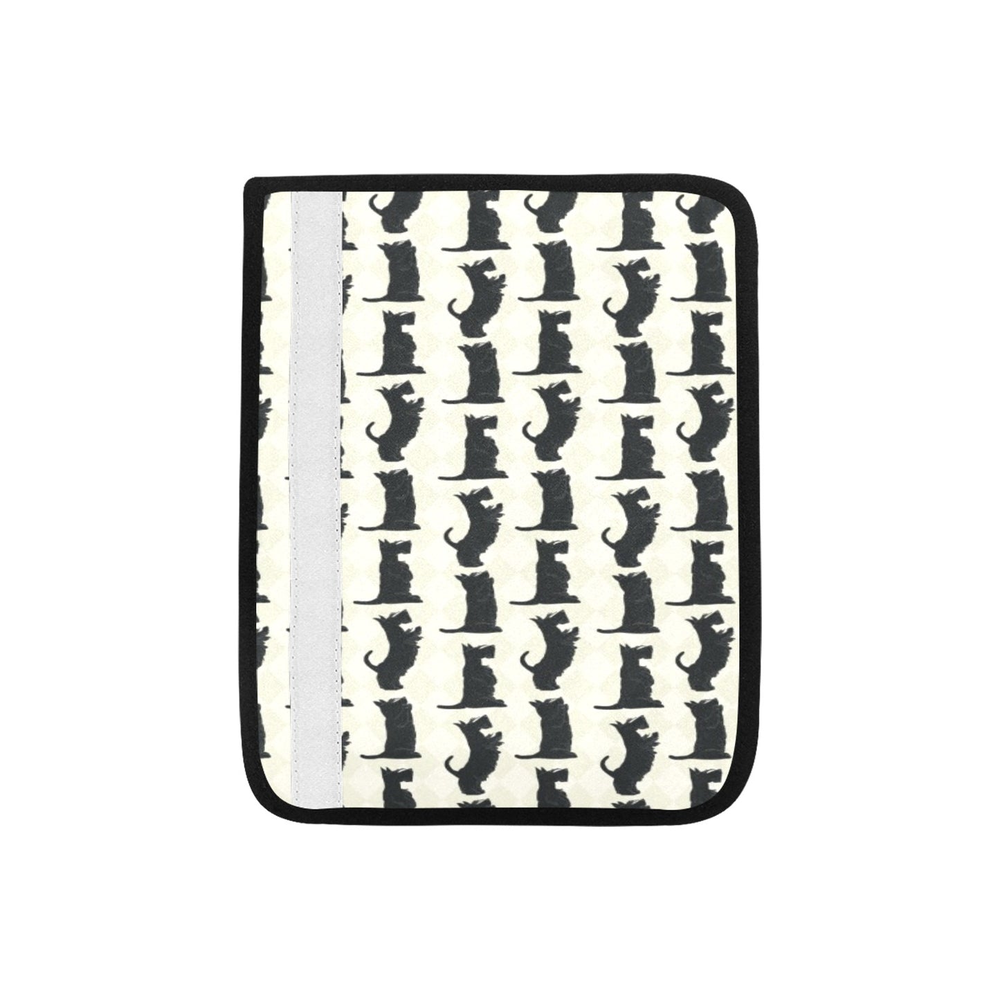 Scottish Terriers Print Design LKS309 Car Seat Belt Cover