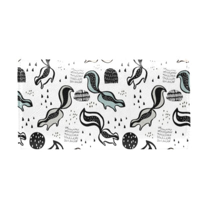 Skunk Print Design LKS303 Women's Trifold Wallet