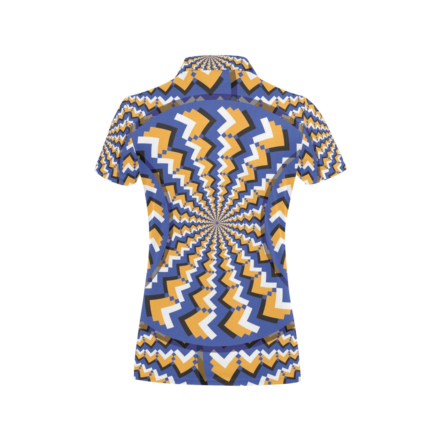 Optical illusion Pattern Print Design A01 Women's Polo Shirt