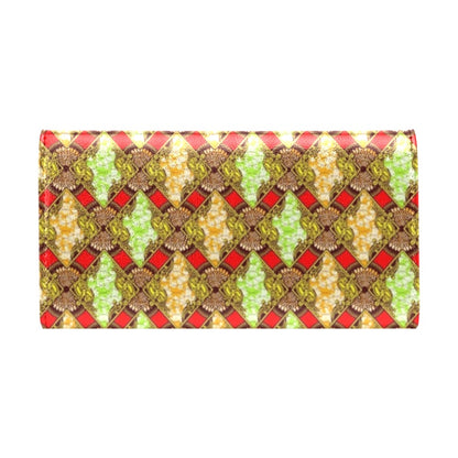 African Classic Print Pattern Women's Trifold Wallet