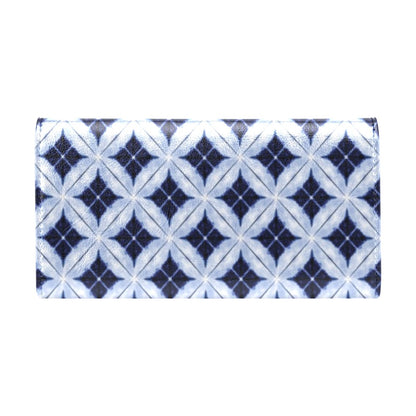 Tie Dye Print Design LKS308 Women's Trifold Wallet