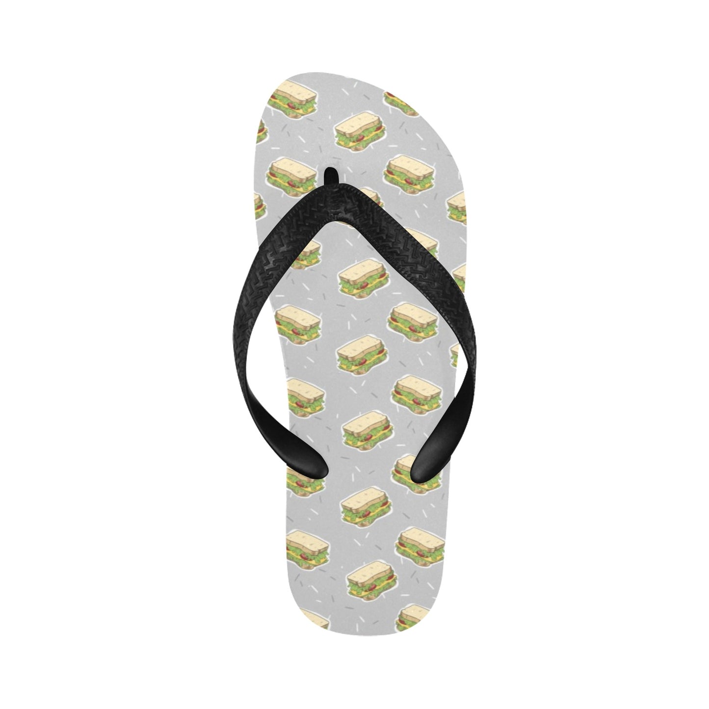 Sandwich Print Design LKS304 Flip Flops