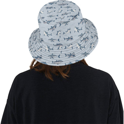Shark Print Design LKS304 Unisex Bucket Hat