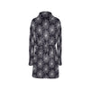 Spider Web Print Design LKS303 Women's Fleece Robe