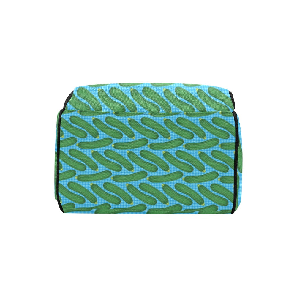 Zucchini Print Design LKS301 Diaper Bag Backpack