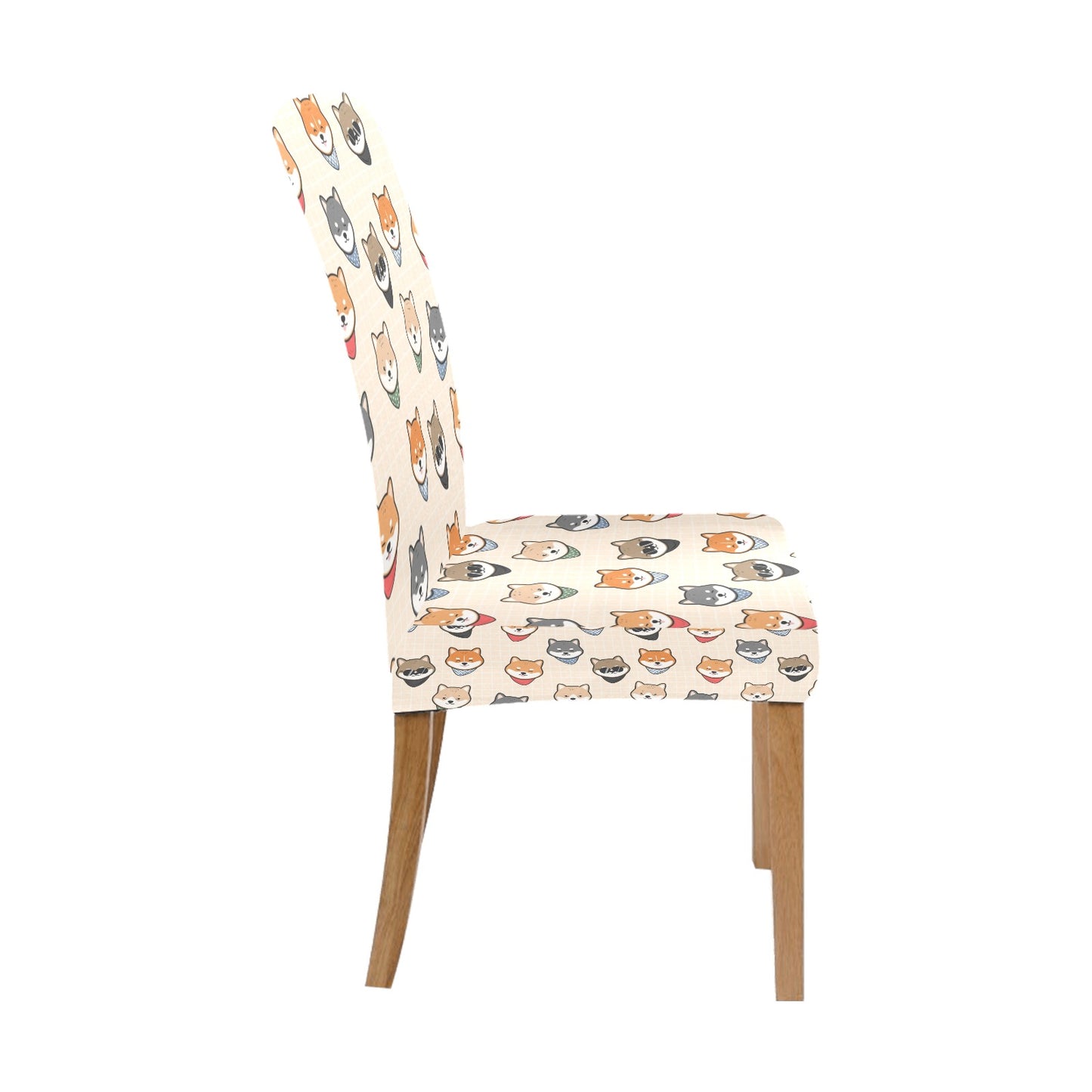 Shiba Inu Print Design LKS3010 Dining Chair Slipcover