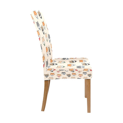 Shiba Inu Print Design LKS3010 Dining Chair Slipcover