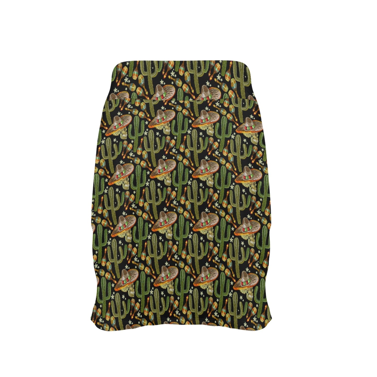 Western Style Print 17" Golf & Pickleball Skort with Pockets