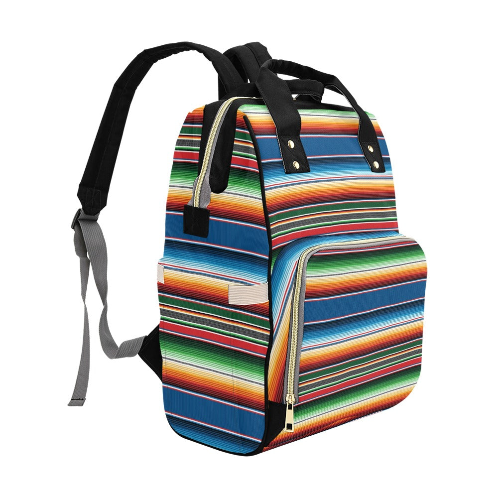 Serape Print Design LKS303 Diaper Bag Backpack