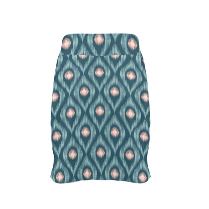 Ikat Print Design LKS402 17" Golf & Pickleball Skort with Pockets
