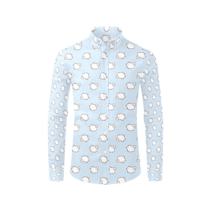 Samoyeds Print Design LKS301 Men's Long Sleeve Dress Shirt