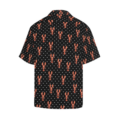 Lobster Print Design LKS401 Men's Men's Hawaiian Shirt