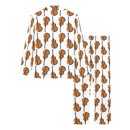 Cello Print Design LKS403 Women's Long Pajama Set