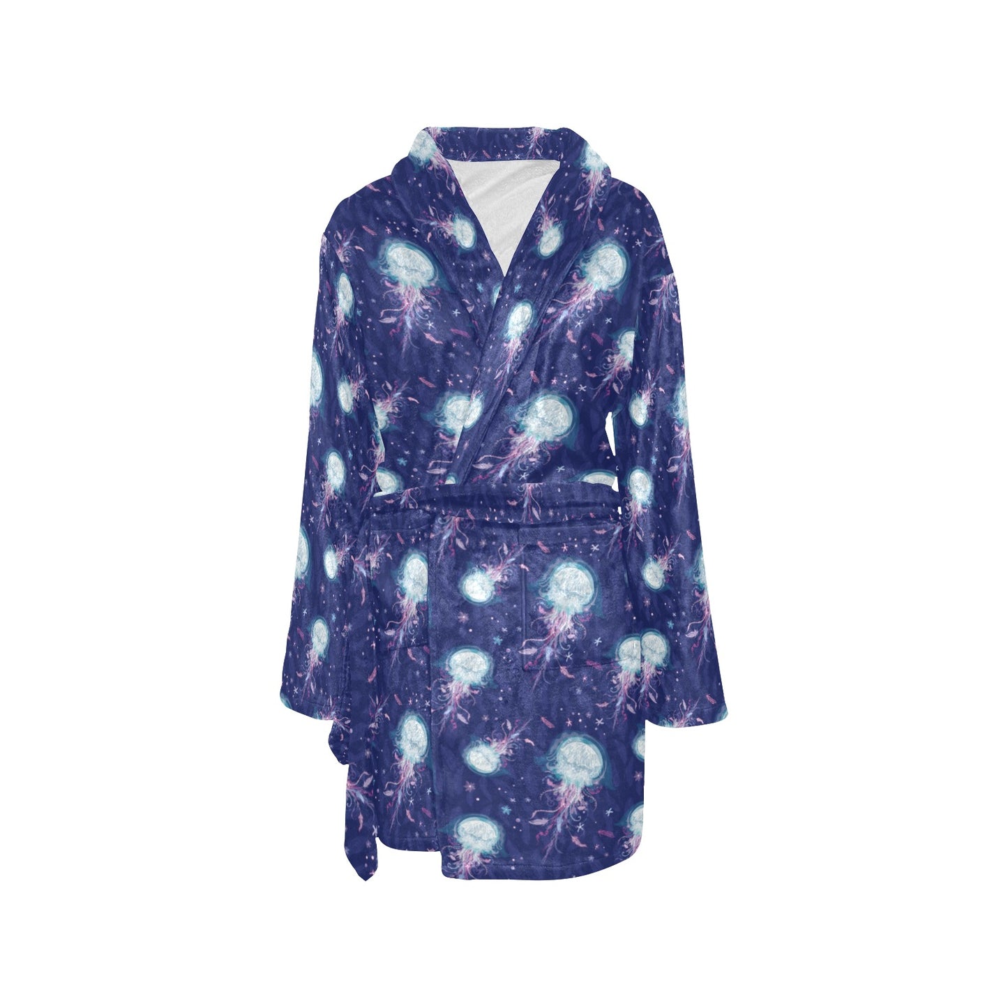 Jellyfish Cute Design Women's Fleece Robe