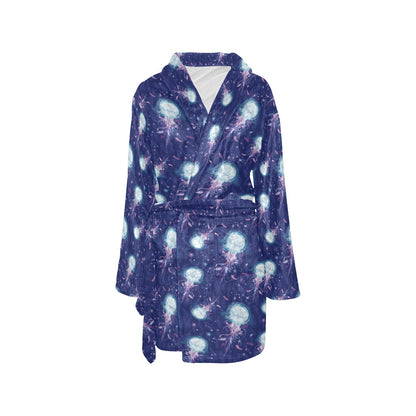Jellyfish Cute Design Women's Fleece Robe