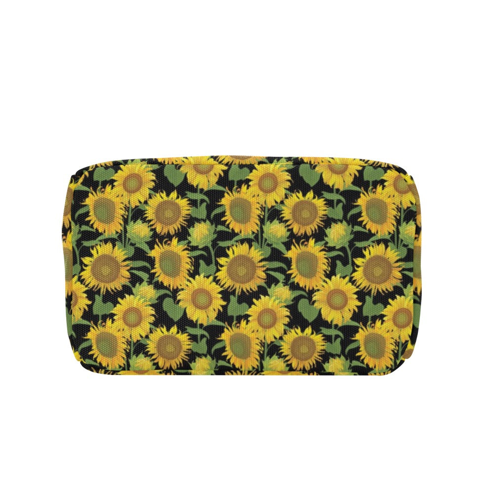 Sunflower Print Design LKS302 Insulated Lunch Bag