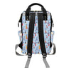 Sailboat Print Design LKS304 Diaper Bag Backpack