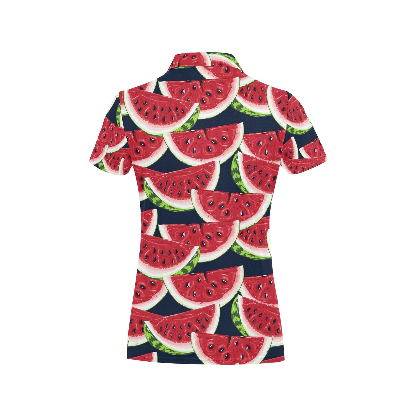 Watermelon Pattern Print Design WM011 Women's Polo Shirt