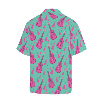 Acoustic Guitar Print Design LKS405 Men's Men's Hawaiian Shirt