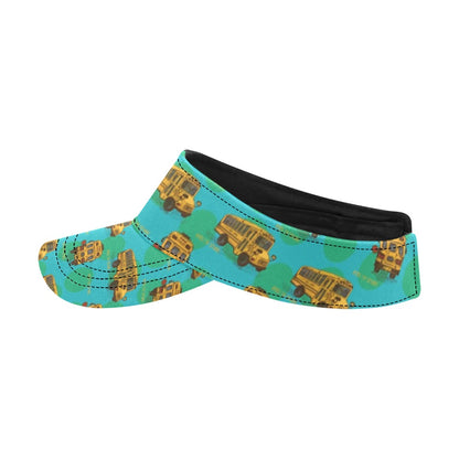 School Bus Print Design LKS308 Unisex Sun Visor