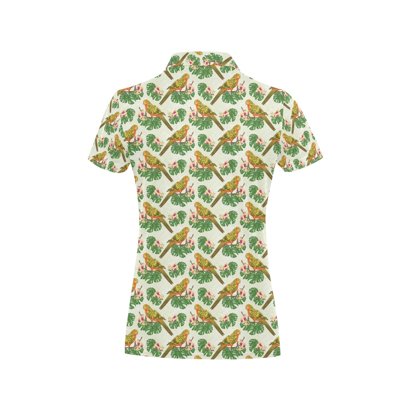 Conures Pattern Print Design 01 Women's Polo Shirt