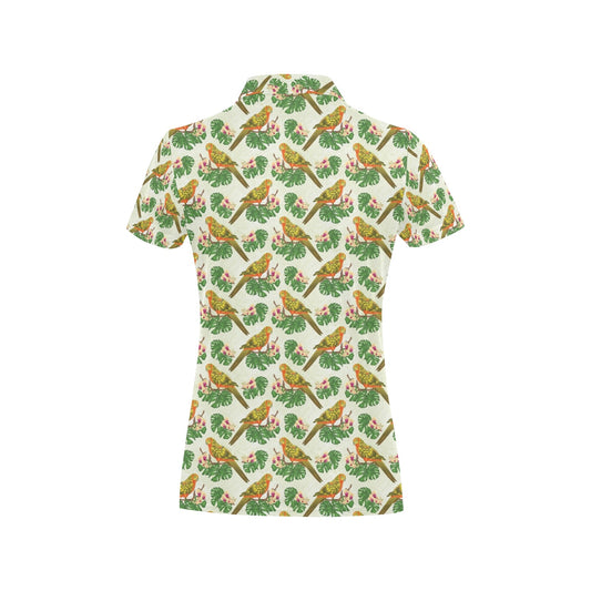Conures Pattern Print Design 01 Women's Polo Shirt
