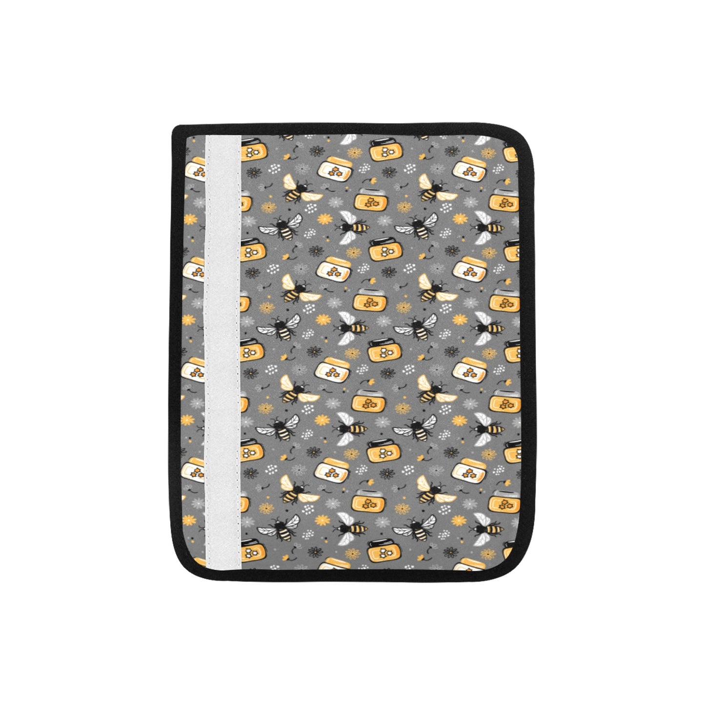 Honey Bee Print Design LKS301 Car Seat Belt Cover