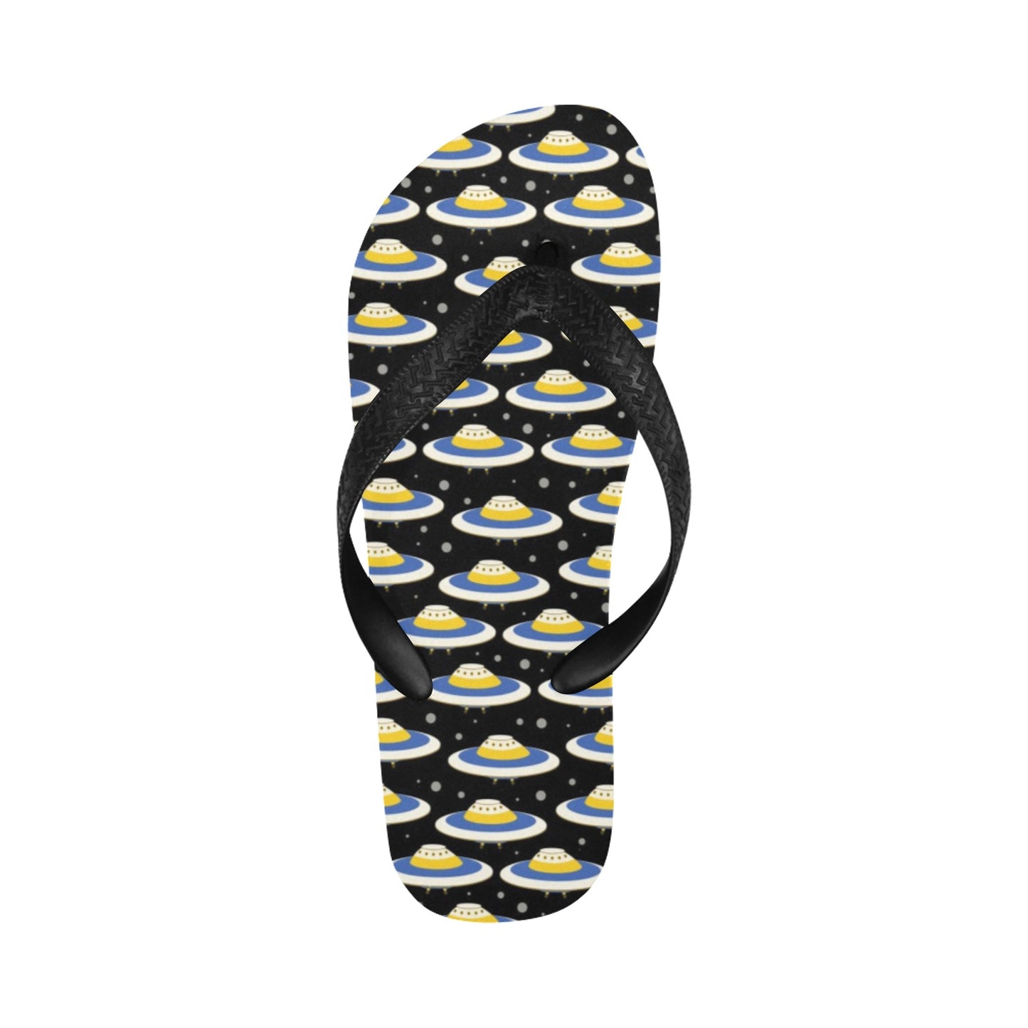 UFO Print Design LKS303 Flip Flops
