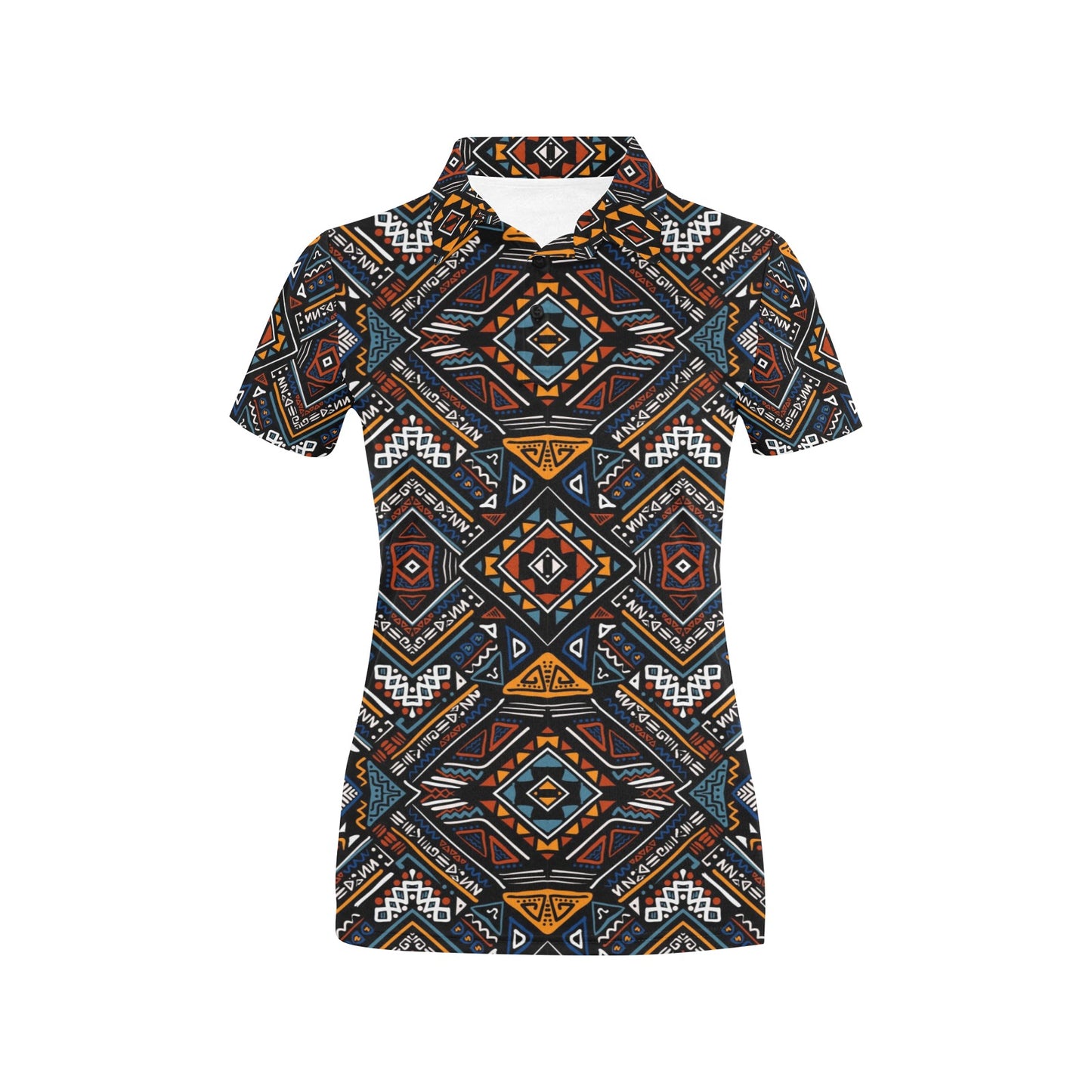 African Kente Print v2 Women's Polo Shirt