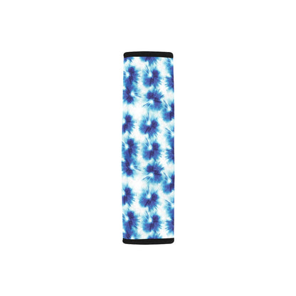 Tie Dye Blue Print Design LKS305 Car Seat Belt Cover