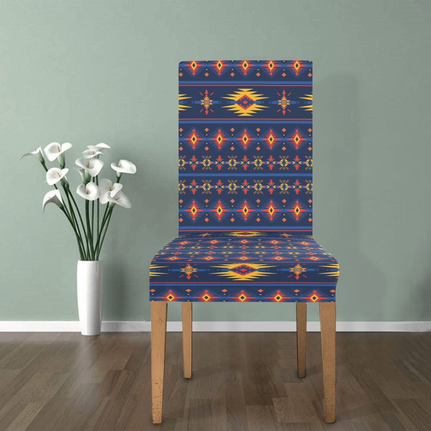 Southwest Pattern Print Design LKS306 Dining Chair Slipcover