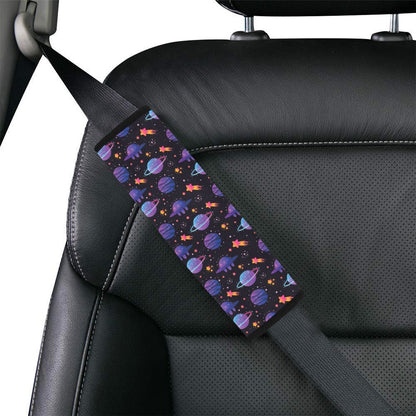UFO Star Galaxy Print Design LKS308 Car Seat Belt Cover