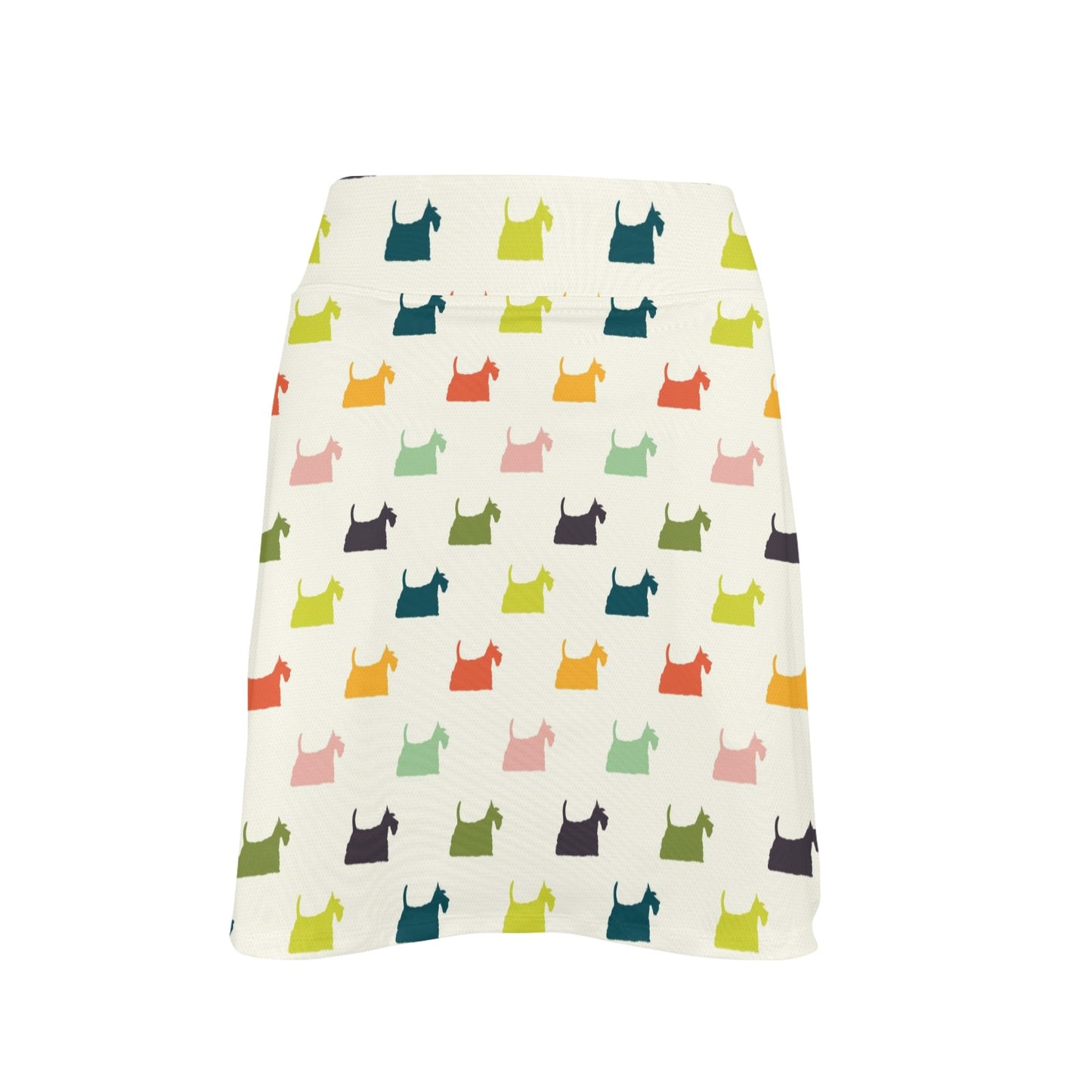 Scottish Terriers Print Design LKS305 17" Golf & Pickleball Skort with Pockets