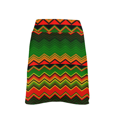 Serape Print Design LKS306 17" Golf & Pickleball Skort with Pockets